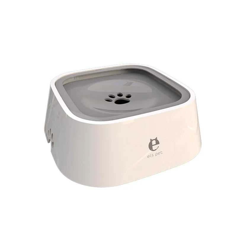 1L Pet Cat Dog Bowls Floating Bowl Water Drinker Not Wet Mouth Splash Water Cat Drinking Not Sprinkler Portable Dog Water Bowls