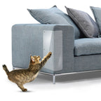 2 Pack Cat Scratch Protector Sofa Furniture Clear Kitten Cat Scratch Single-Sided Interactive Cat Toys Couch Protector Guards