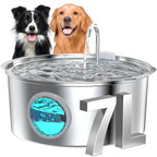 OEM 7L Large Capacity Stainless Steel Automatic Cat Water Fountain for Multi-Cats Dogs with Filtration Pet Water Dispenser