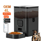 4L Automatic Dog Feeder APP Smart Pet Feeder Slow Pet Food Dispenser WIFI Time Seting OEM Auto Pet Feeder Dog Products
