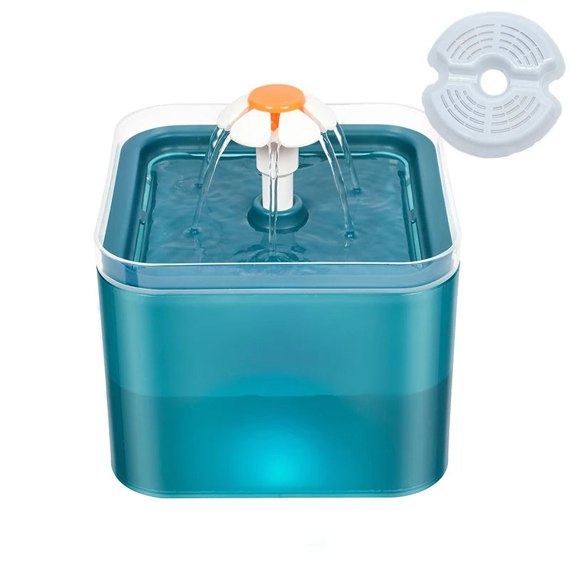 Pet Water Dispenser Automatic Pet Drinking Feeder Cat Water Fountain LED Water Level Display Cat Products