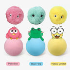 Interactive Cat Ball Smart Cat Toys Plush Electronic Pet Catnip Toy Training Kitten Touch Sounding Squeak Toy Ball Cat Supplies