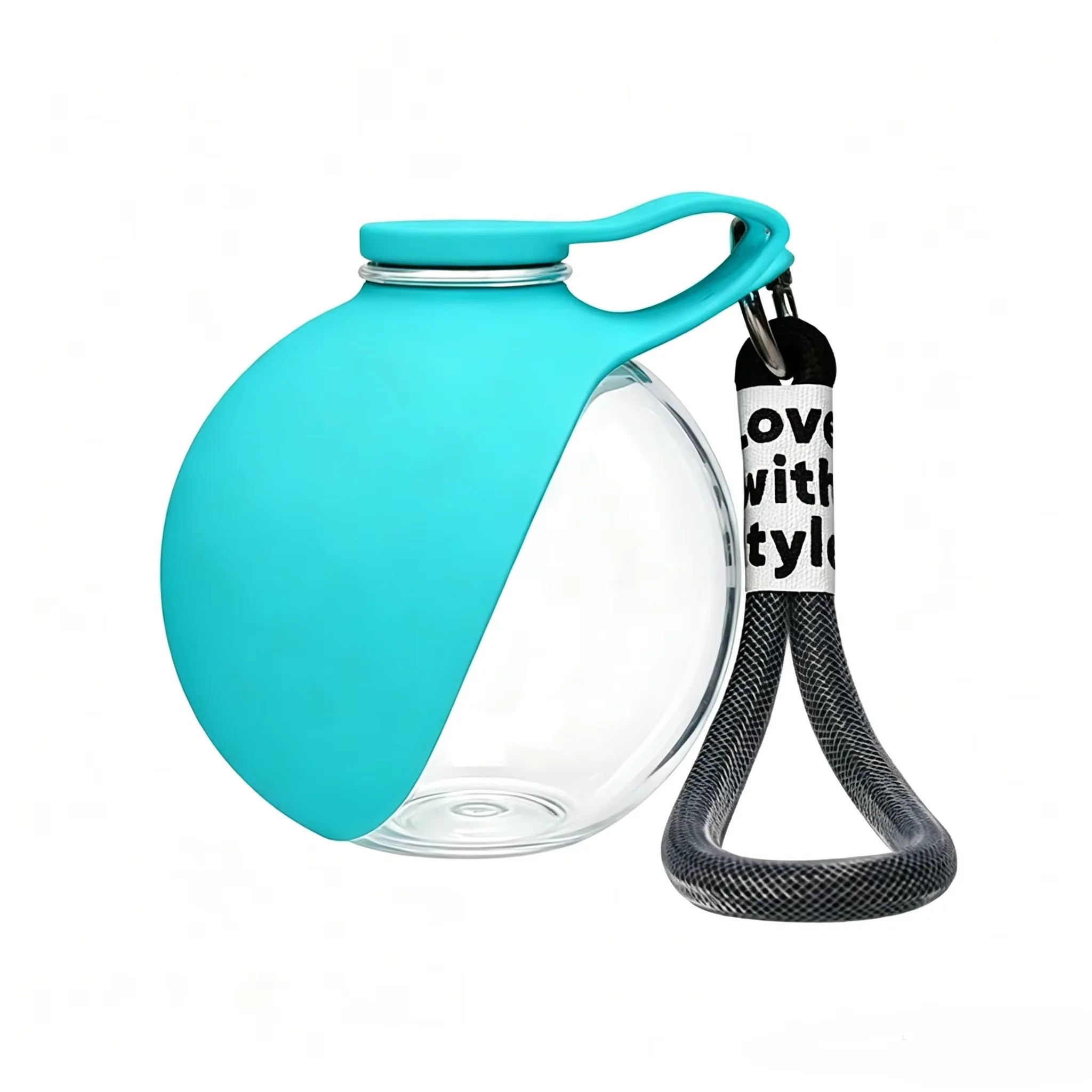 Custom LOGO 285ml Portable Dog Water Bottle Outdoor Dog Water Bottle Foldable Silicone Pet Water Bottle OEM ODM
