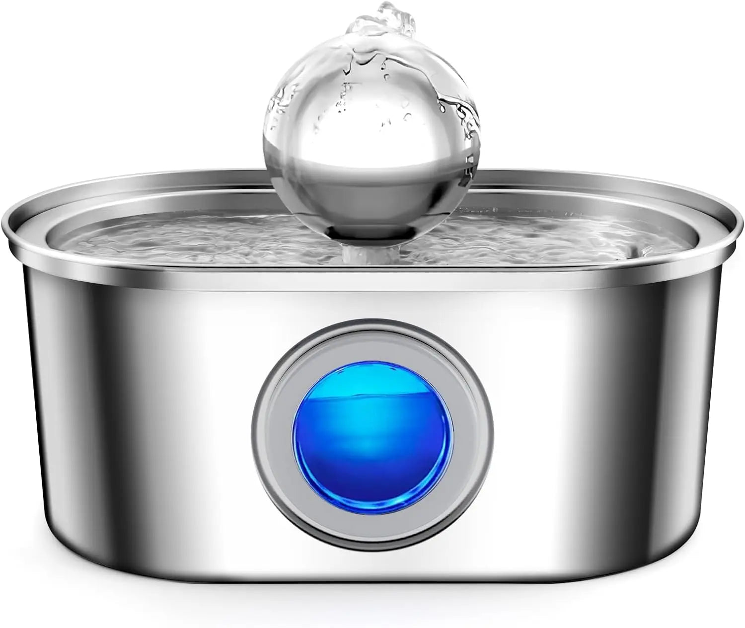 OEM 3.2L Eco-Friendly Stylish Stainless Steel Automatic Cat Water Fountain with Portable Design for Indoor Use