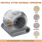 OEM Automatic Cat Litter Box Self Cleaning Litter Box Semi-Enclosed 65L Cat Litter Box Cat Toilet Litter Tray Cat Products