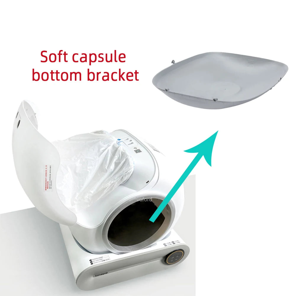 Original Tonepie Pet Cat Litter Box Accessories Self-cleaning Pet Litter Box Mat Automatic Cat Bedpan Smart Cat Toilet Accessory