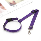 Adjustable Pet Car Seat Belt Nylon Lead Dog Leash Custom Backseat Safety Belt OEM Designer Dog Harness Collar Pet Accessories