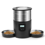 4.5L Smart APP Control Automatic Cat Feeder with Recording Stainless Steel Smart Pet Feeder Automatic for Cats Dogs