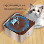 7L Large Capacity Stainless Steel Dog Water Fountain for Mult Cats Automatic Pet Water Dispenser Dog Fountain
