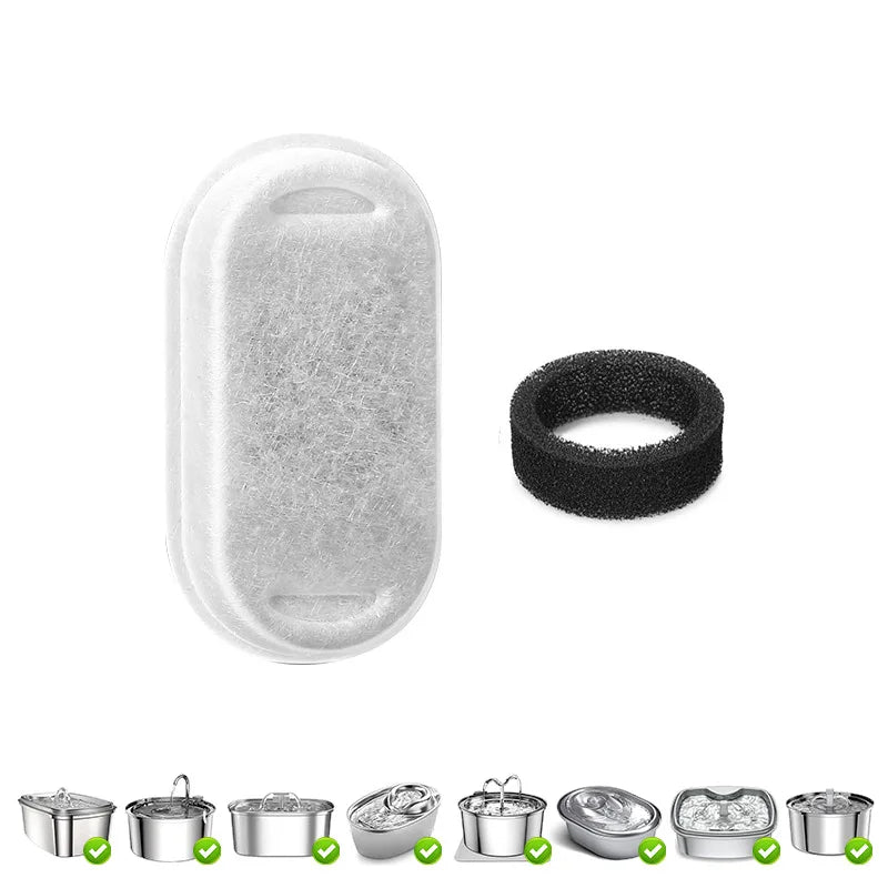 Wholesale Cat Water Fountain Replacement Filters Activated Circle Fountain Carbon Filter for Hot Sale Fountain Manufacturer