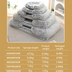 Orthopedic Dog Beds for Large Dogs Fluffy Large Dog Bed with Removable Washable Cover Non-Slip Bottom Foam Couch Bed