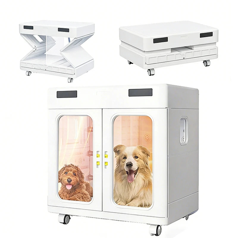 430L Large Capacity Folding Pet Drying Box Professional Cat Dog Blower Automatic Pet Hair Dryer Box Smart Dog Hair Dryer
