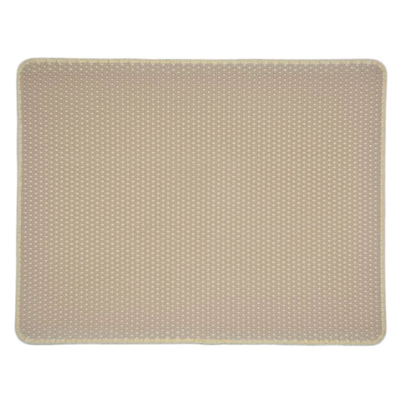 Pet Cat Litter Mat Waterproof EVA Double Layer Cat Litter Trapping Pet Litter Box Mat Clean Pad Products for Cats Accessories