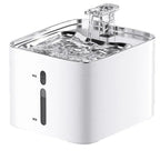 4.2L Stainless Steel Smart Pet Water Dispenser Charge Cat Dog Feeder Double Bowl Durable Automatic Quadrate Indoor Use Fountain
