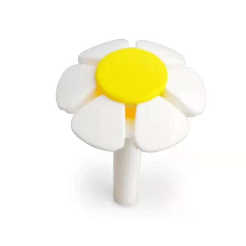 Handmade Plastic Flower Water Tap for Pet Drinking Fountain Replaces Bowl Dispenser Provides Fresh Water for Cats and Dogs