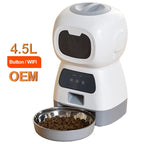 Hot Selling 3.5L OEM Luxurious Plastic Smart Pet Feeder with WiFi Control Automatic Feeding App & Voice Record for Dogs & Cats