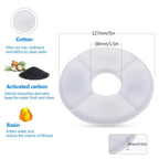 8PCS Filters Pet Fountain Automatic Water Dispenser Premium Activated Carbon Filters 4 Pack Daisy Fountain Filters