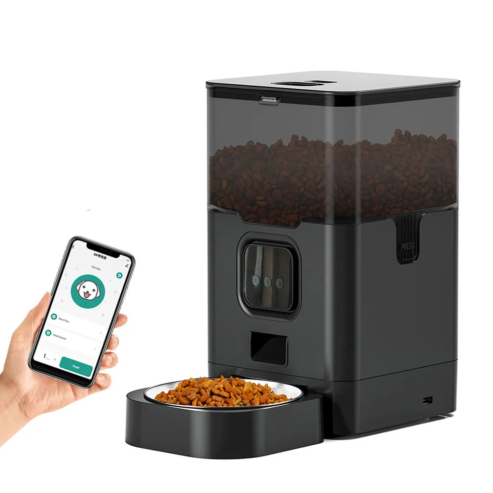 4L Automatic Dog Feeder APP Smart Pet Feeder Slow Pet Food Dispenser WIFI Time Seting OEM Auto Pet Feeder Dog Products