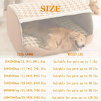 Cozy Dog Beds Indoor Pet House With Soft Mat Dog Cushion Sleeping Comfortable Cat Bed for Small Medium Dogs