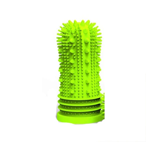 New Sustainable Silicone Pet Finger Toothbrush Non-Toxic Teeth Cleaning Tool for Puppy Dogs Bad Breath Care Dog Brush Pet