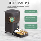 OEM 4.5L Large Capacity Automatic Cat Feeder Eco-Friendly Durable Bowls Plastic APP Voice Rechargeable Smart Pet Feeder