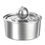 Hot Selling Custom 3.2/4L Stainless Steel Pet Water Dispenser with Water Level Wholesale Cat Water Fountain Manufacturer OEM ODM