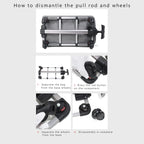 Foldable Pet Cat Bag Tie Rod Bag Large Capacity Pet Carrier Bag Breathable Comfortable Portable Pet Dog Carrier Cat Dog Products