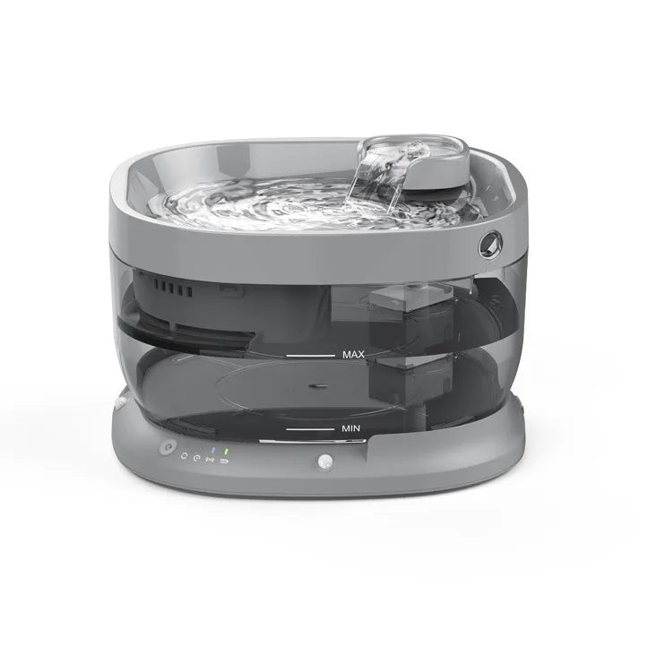 Wireless Sensing Cat Water Fountain Pet Water Dispenser Dog Pet Feeder 7l Large Capacity Water Electricity Separation