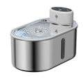 3L/101oz Customizable Stainless Steel Cat Fountain Food Grade Pet Water Dispenser Manufacturer ODM OEM 3000mah Cat Fountain