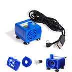 Water Pump LED Light Pet Cat Water Fountain Pump Motor Accessories Replacement for Cat Drinking Bowl Pump Pet Water Dispenser