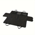 Detachable Waterproof Dog Car Seat Cover with Side Pocket Durable Fabric Pet Vehicle Pet Car Seat Cover Dog Bed