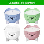 12pcs Pet Water Drinking Fountain Replacement Filters for Pixi Dog Water Dispenser Cat Fountain Activated Carbon Filters
