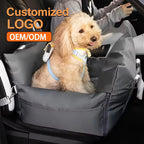 Waterproof Luxury Dog Car Seat Pet Beds Comfortable Puppy Dog Beds Soft Travel Pet Car Seat with Safety Buckle Dropshipping