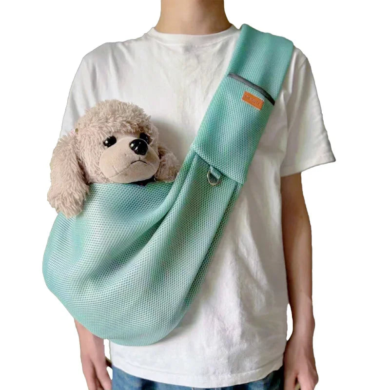 Comfortable Pet Dog Carrier Bag Crossbody Pet Shoulder Bag Outdoor Travel Portable Cat Puppy Sling Pet Supplies