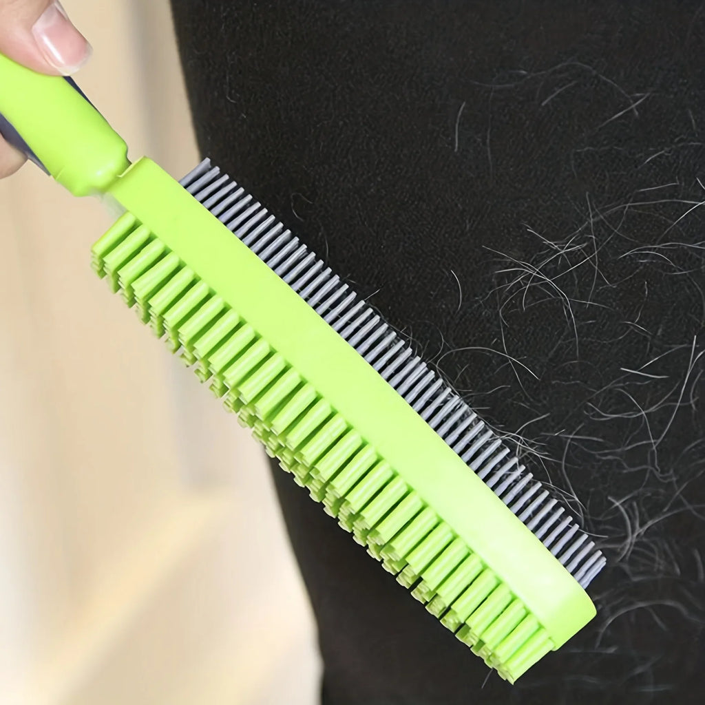 Double-Sided Pet Hair Removal Brush Soft Rubber Multifunctional Cleaning Tool for Pet Bath Massage Portable Hair Remover for Pet