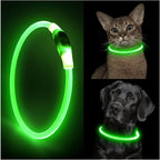 Electronic Pet LED Dog Collar Led Dog Glow in Dark Adjustable Luminous Pet Collars Night Safety Dog LED Collar Pet Supplies