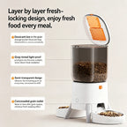 OEM 5L Dual Bows Smart Pet Feeder with WiFi APP Control Automatic Pet Feeder for Dog Food Dispenser for Dual Cats Dogs