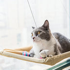 Cat Hammock Kitty Resting Seat Cats Bed Kitty Safety Bed with Durable Heavy Duty Suction Cup Cat Products Cat Window Perch