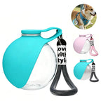 Custom LOGO 285ml Portable Dog Water Bottle Outdoor Dog Water Bottle Foldable Silicone Pet Water Bottle OEM ODM