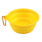 Large 1000ml Collapsible Silicone Pet Bowl Portable Outdoor Travel Dog Cat Food Container Feeder Dish Durable Plastic Puppy Bowl