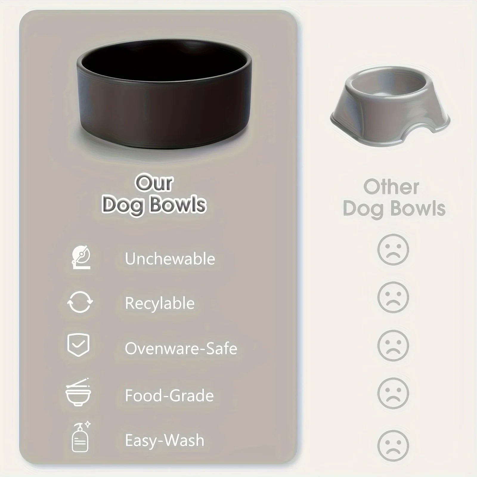 Ceramic Dog Bowls Set Stainless Steel Pet Feeder with Holder Double Bowls for Cats and Small Dogs