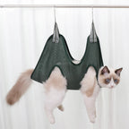 Cat Grooming Stainless Steel Nail Cutting Anti-Scratch Bite Fixed Bath Trimming Restraint Bag & Hammock Hanging Pet Supplies Set