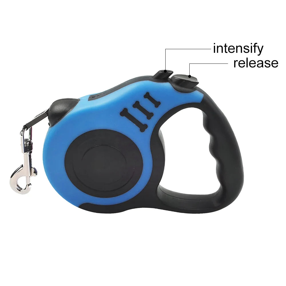 Wholesale Dog Pet Leashes 5m Durable Automatic Retractable Dog Leash Nylon Extension Puppy Running Designer Dog Products