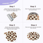 Donut Small Dog Bed Round Cat Beds for Indoor Cats Anti-Anxiety Calming Pet Beds Washable Cute Modern Cat Nest