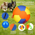 Wholesale Herding Ball for Dogs 22 Inch Calming Jumbo Ball for Dog Training Balls with Heavy-Duty Handle Cover and Pump