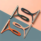Dual-Sided Reusable Plastic Pet Hair Remover Manual Lint Scraper Tool for Sofa Garments Carpet Portable Pet Hair Eliminator