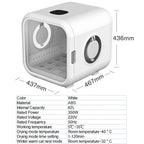 Pet Drying Box 900W 220V Automatic Dog Hair Dryer Cat Hair Blowing Machine 50L Smart Pet Hair Dryer Dog Cleaning Dog Products