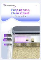 US Warehouse Automatic Cat Toilet Self-cleaning Intelligent Cat Litter Box App Remote Control Automatic Cat Toilet Litter Box