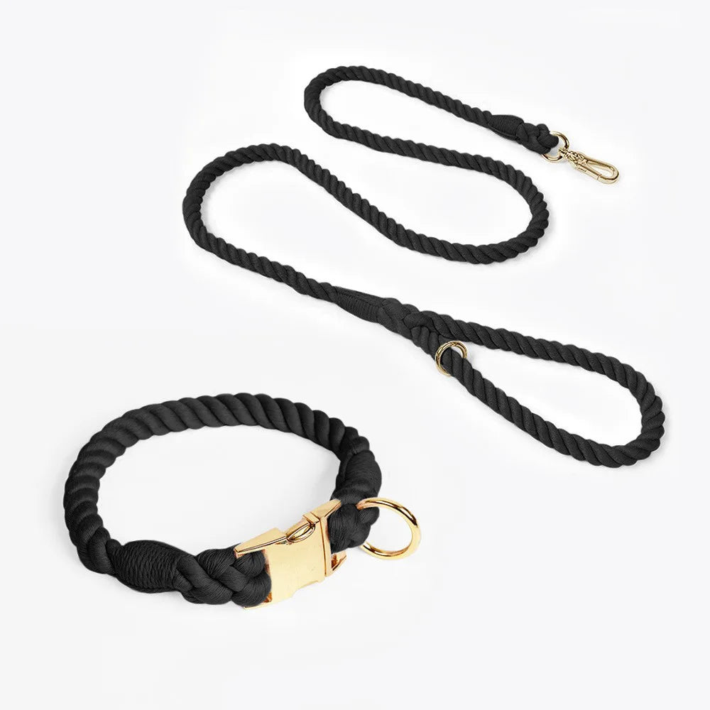 Large Medium Small Dog Products Personalized Pet Bow Tie Color Gradient Collar Metal Buckle Alloy D-Hook Polyester Cotton