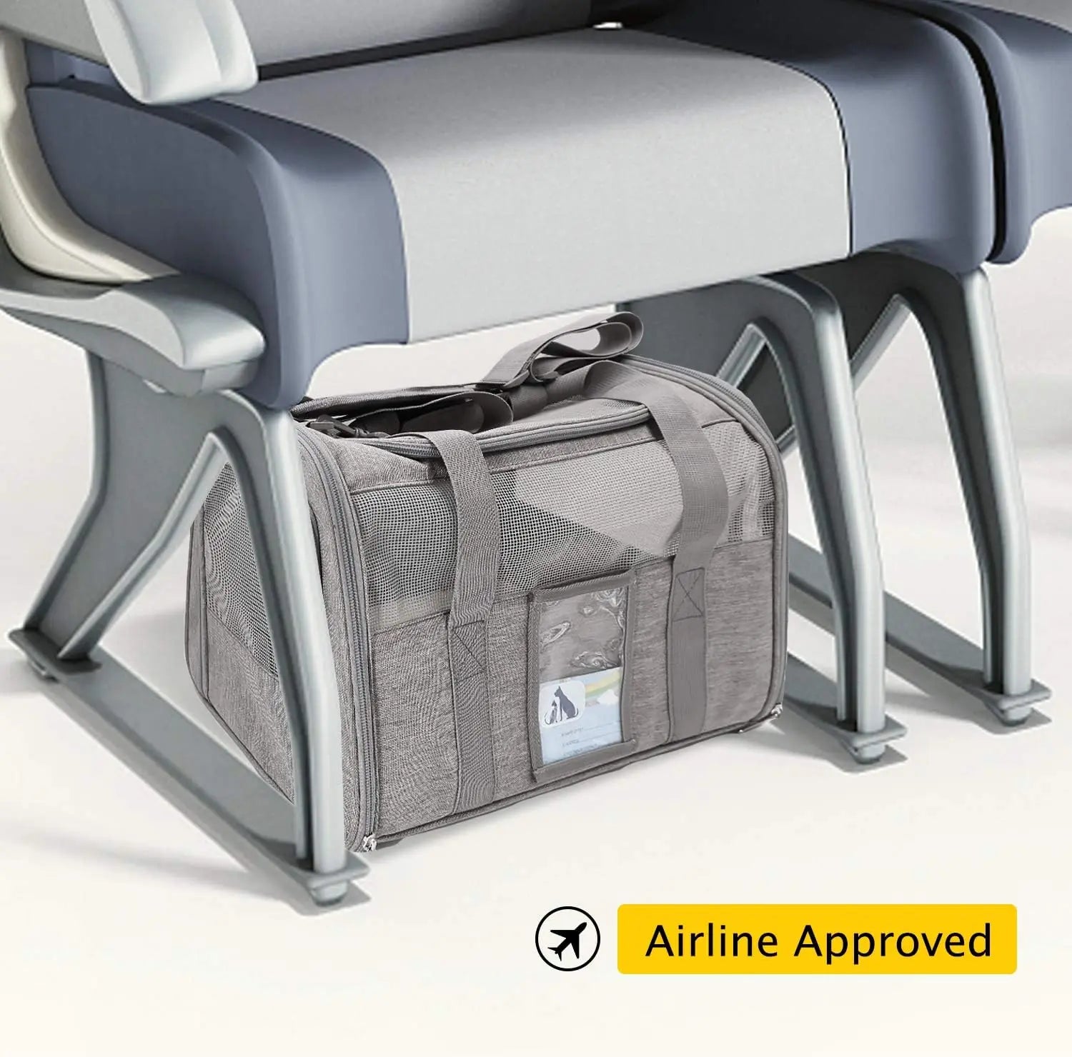 Pet Carrier Airline Approved Cat Carriers for Medium Cats Small Kitty with Soft Mat Foldable Pet Carrier Bag Cat Products